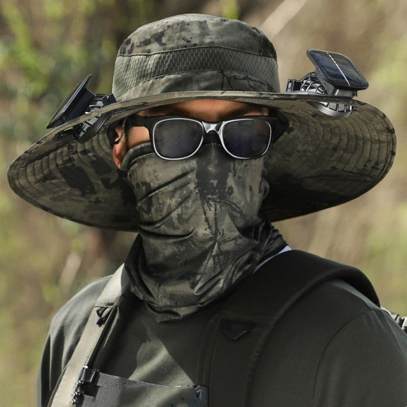 Father's Day Sale 50% OFF π₯ Solar Powered Fan Cooling Hat β For Outdoor Work and Fishing