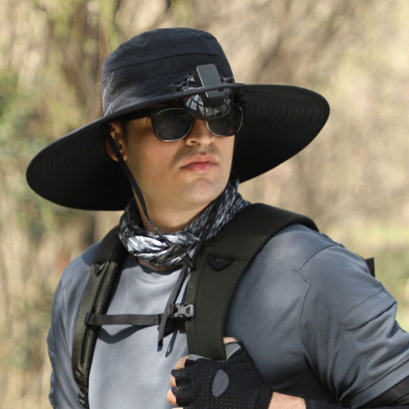 Father's Day Sale 50% OFF π₯ Solar Powered Fan Cooling Hat β For Outdoor Work and Fishing