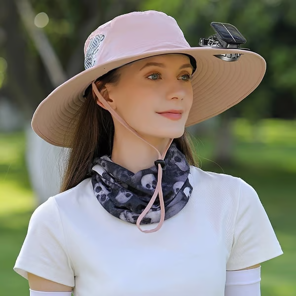 Father's Day Sale 50% OFF π₯ Solar Powered Fan Cooling Hat β For Outdoor Work and Fishing