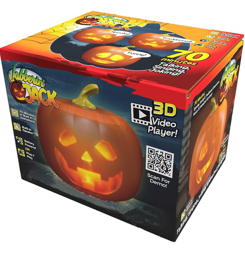 π Jabberin' Jack Talking Pumpkin β Animated LED Face, Jokes, Songs & Spooky Fun for Halloween