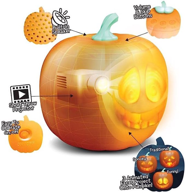 π Jabberin' Jack Talking Pumpkin β Animated LED Face, Jokes, Songs & Spooky Fun for Halloween