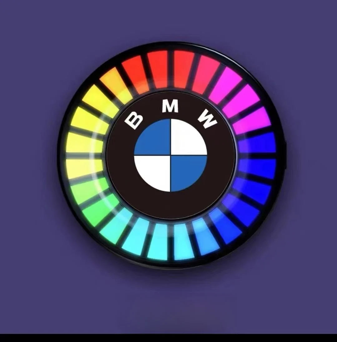 Musical rhythm LED car light with logo (with aroma diffuser)