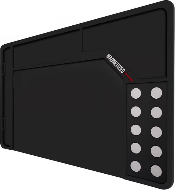 💥💥Gun Cleaning Mat Rifle Pistol Gun Mat with Magnetic Dots, Non-Slip Oil Resistant