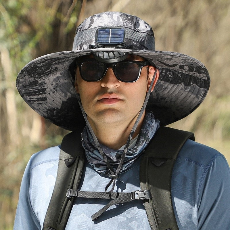 Father's Day Sale 50% OFF π₯ Solar Powered Fan Cooling Hat β For Outdoor Work and Fishing