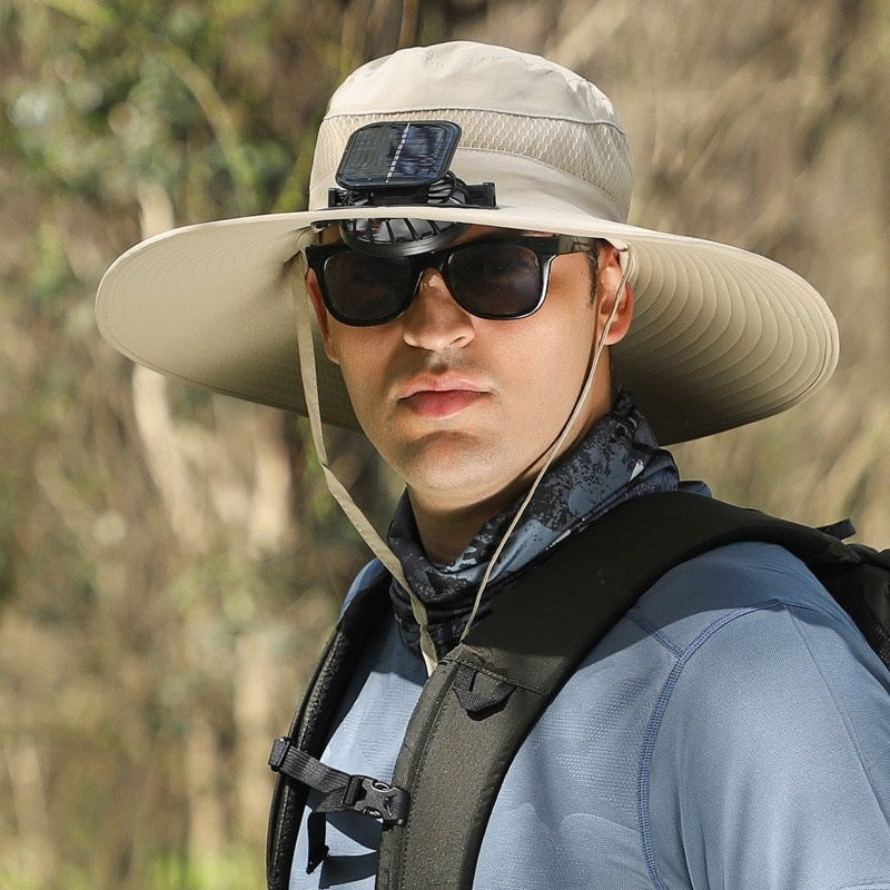 Father's Day Sale 50% OFF π₯ Solar Powered Fan Cooling Hat β For Outdoor Work and Fishing