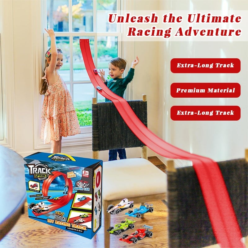 ๐๐ 2025 Christmas Surprise Gift: DIY Racetrack Racing Toy ๐โจ