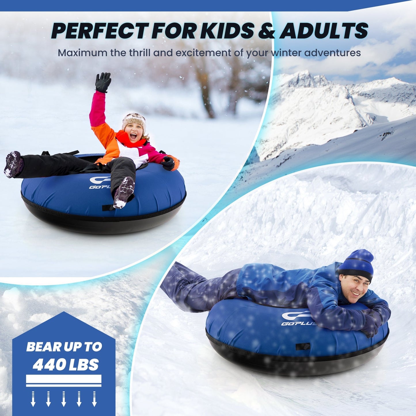 HYDRO™ Inflatable Sled – Kids & Adults