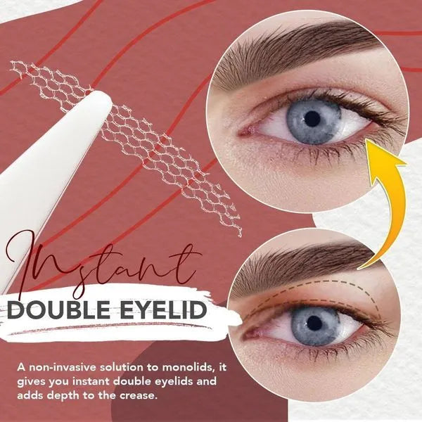 GLUE-FREE INVISIBLE DOUBLE EYELID STICKER(120 STRIPS / PACK)
