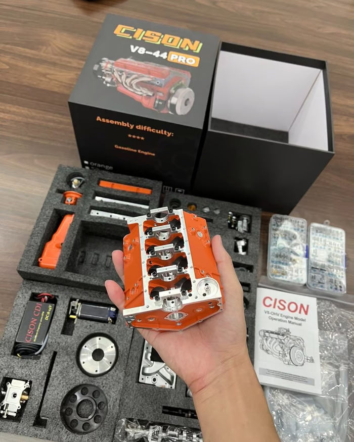 šLast Day Promotion 50% OFF + FREESHIPPINGš„ - Gasoline OHV V8 Small-block Engine Model Kits