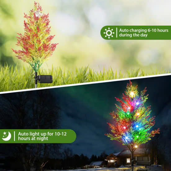 【2024🏆Fully Upgraded🏆】Solar Cypress Tree Light🌟