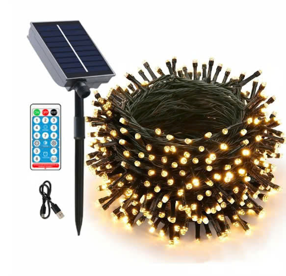 ✨LAST DAY ONLY 49% OFF🔥USB Rechargeable Solar Powered String LED Lights with remote control