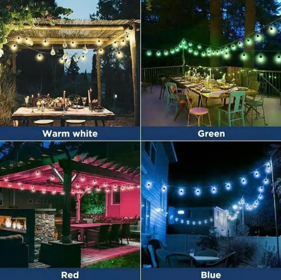 🔥Last Day 49% OFF🔥 - Waterproof Solar Powered LED Outdoor String Lights