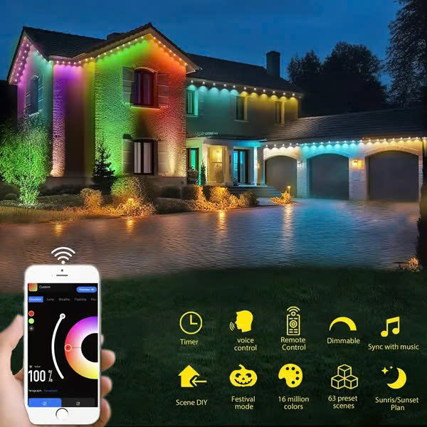 SmartLight™ RainbowLine - Smart Rainbow LED Permanent Outdoor Light - Smartlight 🎁