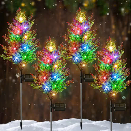 【2024🏆Fully Upgraded🏆】Solar Cypress Tree Light🌟