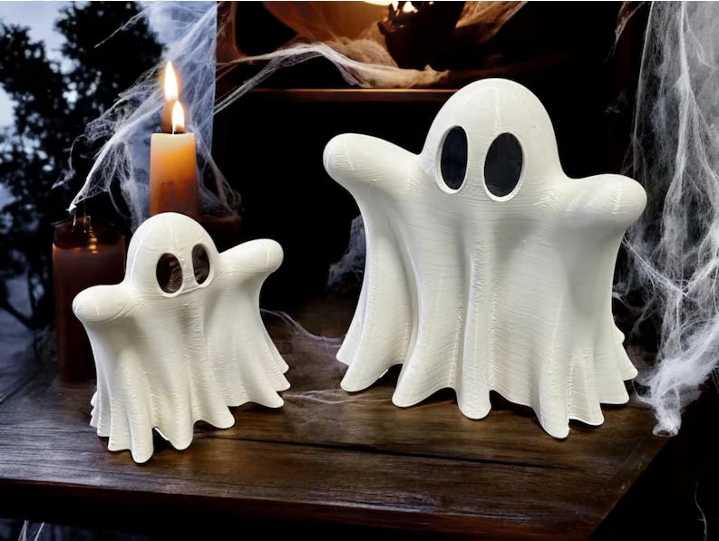 🎃Halloween Decorations - 👻3D Printing Cute Ghosts With Tea Lights