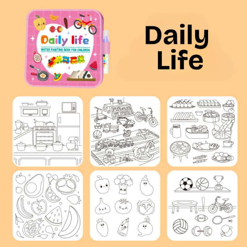 Mess‑Free Reusable Water Coloring Book