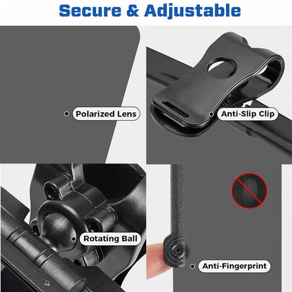 Caesar Drive GlareX HD Polarized Visor