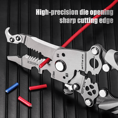 💥Multifunctional Folding Wire Stripper-Professional Electrician Tool
