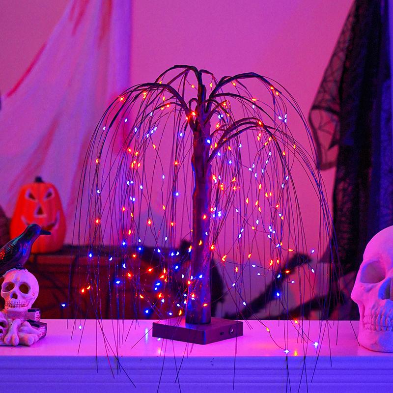 Halloween Willow Tree Lights