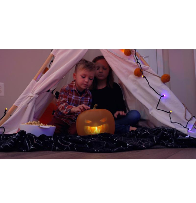 🎃 Jabberin' Jack Talking Pumpkin – Animated LED Face, Jokes, Songs & Spooky Fun for Halloween
