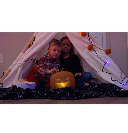 🎃 Jabberin' Jack Talking Pumpkin – Animated LED Face, Jokes, Songs & Spooky Fun for Halloween