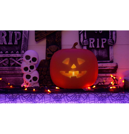 🎃 Jabberin' Jack Talking Pumpkin – Animated LED Face, Jokes, Songs & Spooky Fun for Halloween