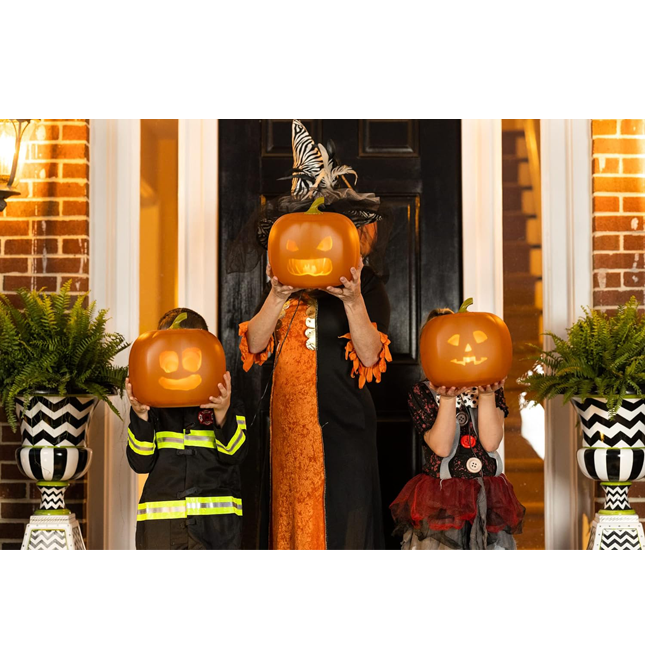 🎃 Jabberin' Jack Talking Pumpkin – Animated LED Face, Jokes, Songs & Spooky Fun for Halloween