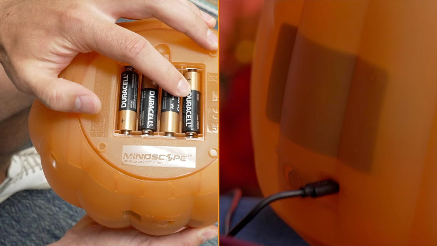 🎃 Jabberin' Jack Talking Pumpkin – Animated LED Face, Jokes, Songs & Spooky Fun for Halloween