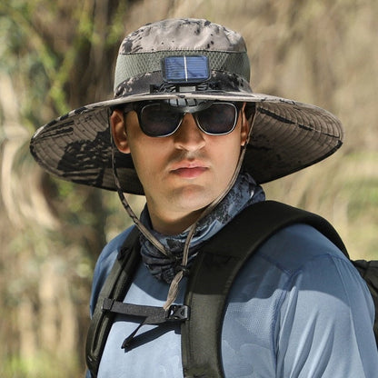 Father's Day Sale 50% OFF 🔥 Solar Powered Fan Cooling Hat – For Outdoor Work and Fishing