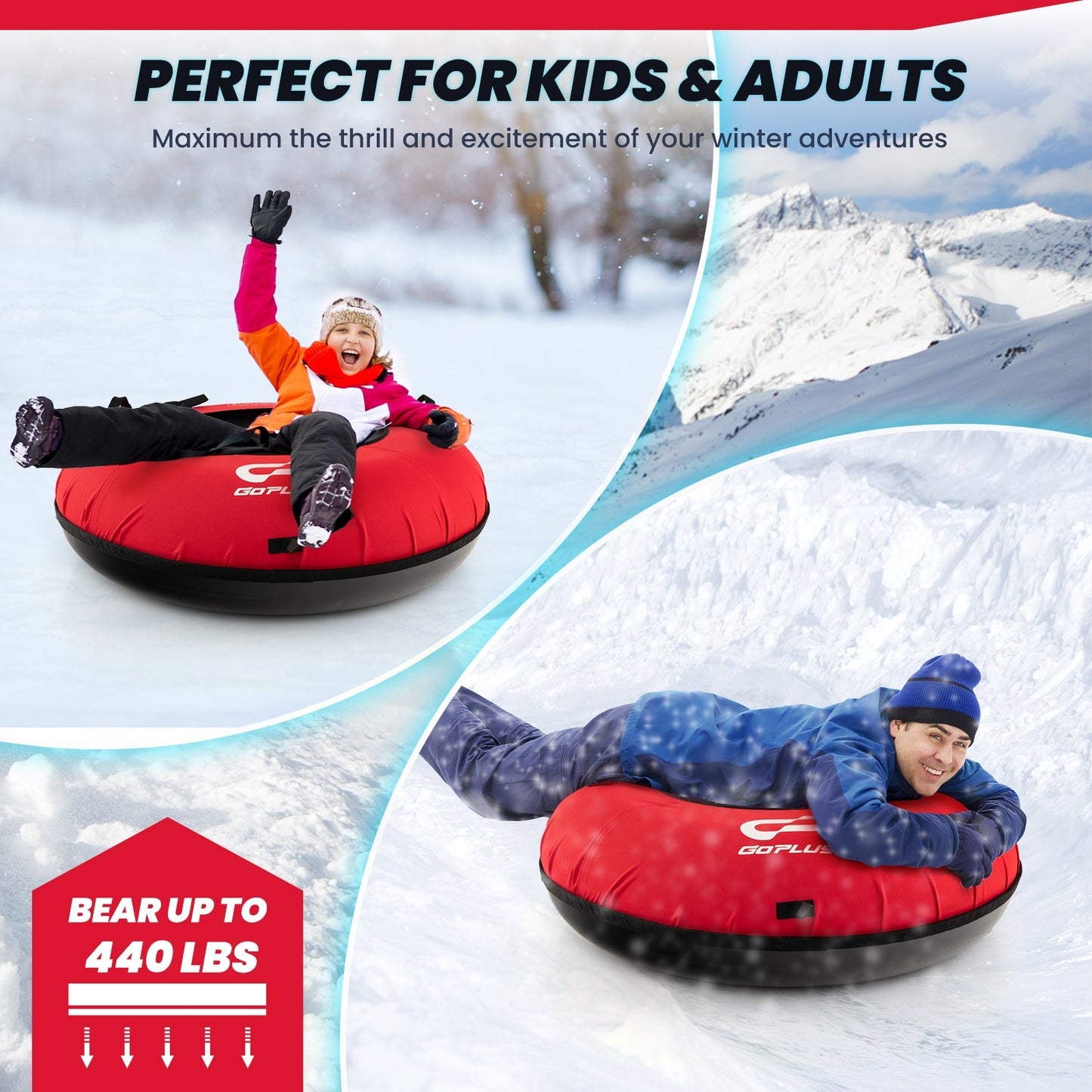 HYDRO™ Inflatable Sled – Kids & Adults
