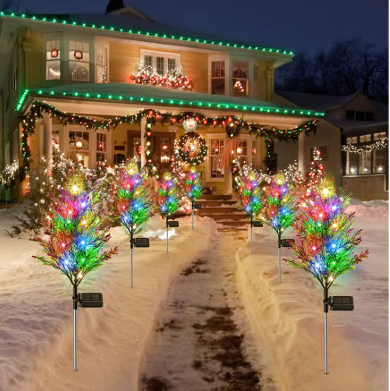 【2024🏆Fully Upgraded🏆】Solar Cypress Tree Light🌟