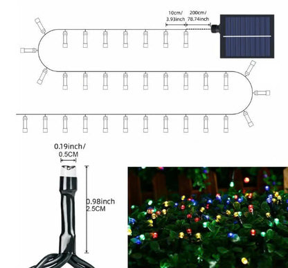 ✨LAST DAY ONLY 49% OFF🔥USB Rechargeable Solar Powered String LED Lights with remote control